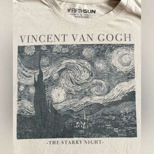 Van Gogh The Starry Night Fifthsun tshirt L